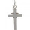 Sterling Silver Cross Charm with Bronze Heart - C3119, Christ, Faith, Love, Blessed