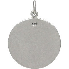 Granulation Dandelion Charm -  C3127, Sterling Silver, Gift for Mom, Sister
