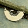 Scallop with Granulation and Wire Festoon  - C3141, Necklace Pendant, Stamping Blank