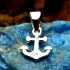 Tiny Sterling Silver Cross Pendant  - Christ, Love, Peace, Spiritual Charms