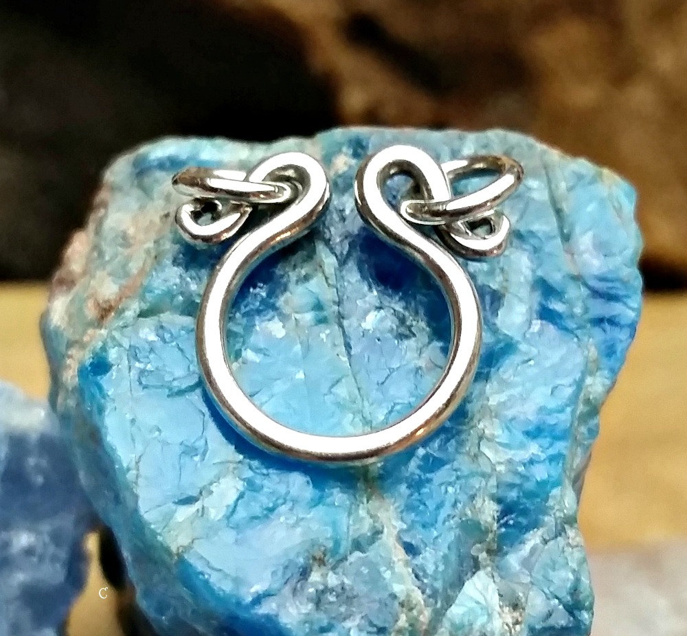 Sterling Silver Pendant Holder - C362, Ring, Charm Holder, Beads, Treasures
