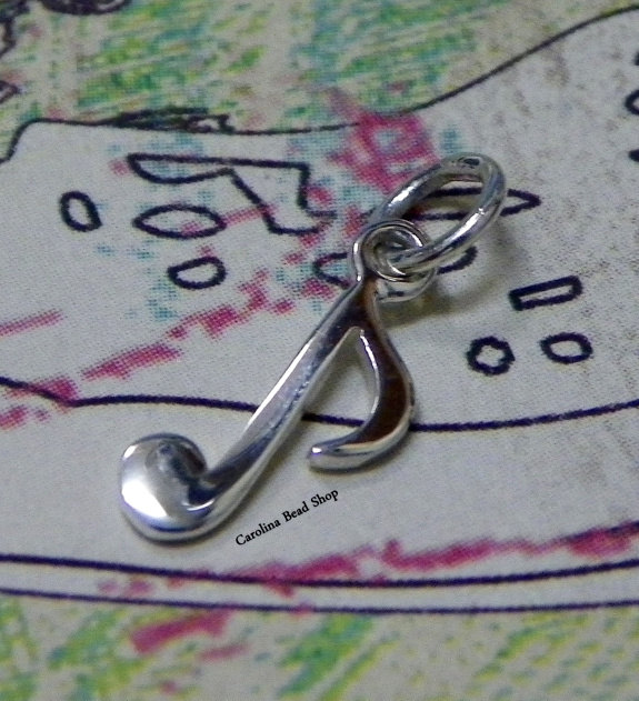 Sterling Silver Musical Note Charm