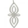 Celtic Knot Infinity Charm Sterling Silver - C1178, Links, Connectors, Figure 8 Charms, Pendants