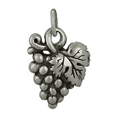 Sterling Silver Cluster of Grape Charm