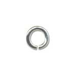 4.5mm 18ga Hard Snap Locking Rib Jump Rings - Bulk Discounts (10PK, 25PK, 50PK, 100PK) - JR45, Findings, Jewelry Supplies, Open Jump Rings