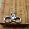 Polished Sterling Silver Infinity Charm