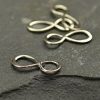 Tiny Sterling Silver Infinity Link  Infinity - C2822, Figure Eight Charm, Connector Charm, Forever Charm, Design Ideas Lets Get Creative
