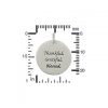 Thankful Quote Charm Sterling Silver - C2862, Thankful, Grateful, Blessed, Stamped Charms