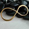 Infinity - 24K Gold Plated Extra Large Infinity Link - CG2711, Figure Eight Charms, Connectors, Links