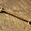 SALE - Hammer Bar Link -  C2739, Connectors, Links, Findings, Gold Plated, Sterling Silver