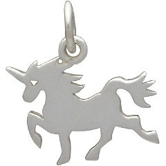 Sterling Silver Unicorn Charm  - C1432, Fantasia Collection, Mystical