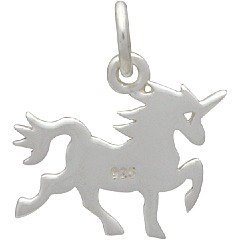Sterling Silver Unicorn Charm  - C1432, Fantasia Collection, Mystical