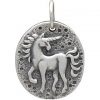 Sterling Silver Ancient Unicorn Coin  -Fantasia Collection, Mystical