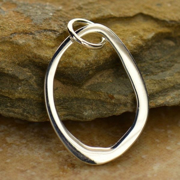 Abstract Link - Sterling Silver Link - Small, C1049