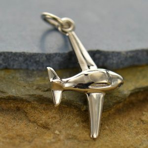 Sterling Silver Airplane Charm - C1391, Hobbies, Family, Travel