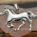 Sterling Silver Horse Pendant - C082, Pet Charms, Western, Animals