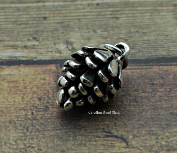 Pine Cone Pendant Sterling Silver - C093, Woodlands, Trees, Evergreen, Design Ideas Lets Get Creative