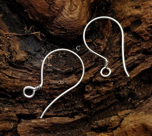 Simple Twist Earring Findings  - C400, Ear Wires, Select Your Favorite Style