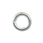 5.5mm 18ga Open Hard Snap Locking Rib Jump Rings - Bulk Discounts (10PK, 25PK, 50PK, 100PK) - CJ1055, Findings, Open Jump Rings