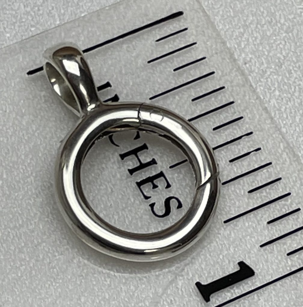 Y/Project charm-detailed keyring - Silver
